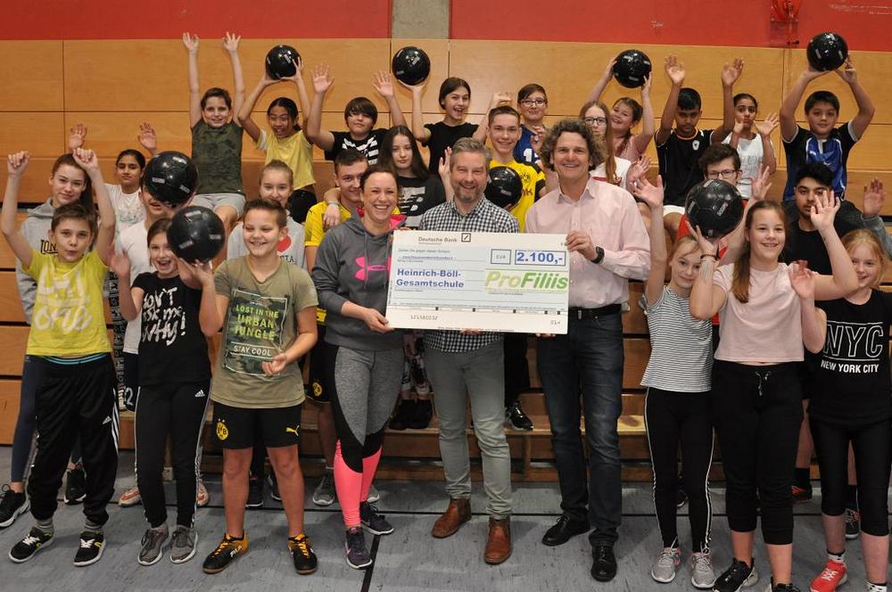 ProFiliisStiftung unterstützt die HeinrichBöllGesamtschule